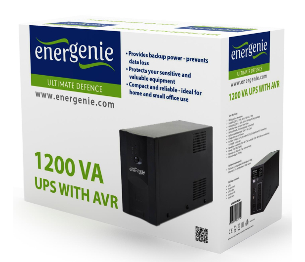 Gembird Energenie Zasilacz awaryjny UPS 1200 VA (720W) obu. metalowa - 1099870 - zdjęcie 3